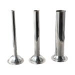 Sausage Stuffing Tubes 3 Sizes Stainless Steel Funnels Attachment for Manual Sausage Stuffer Sausage Maker, for Kitchen Appliances (Set of 3) - Image 2