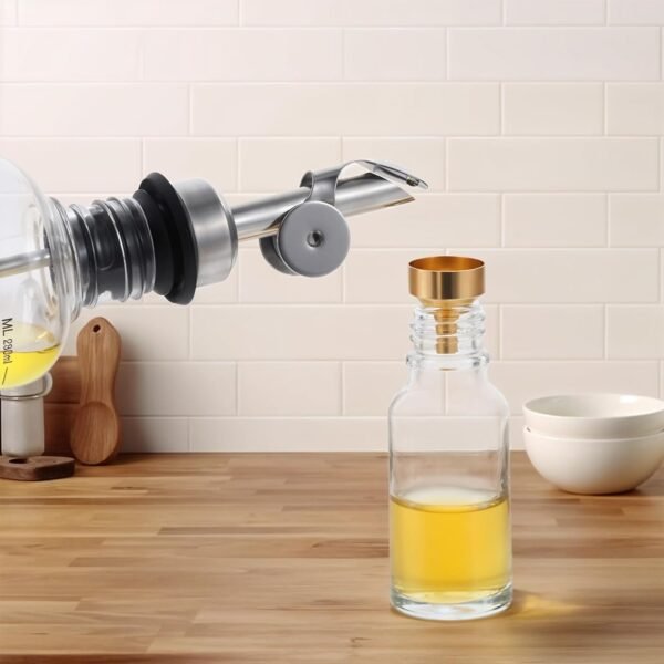 Small Funnels for Filling Small Bottles,10 PCS Small Metal Funnels with 2 PCS Pipette Small Kitchen Funnel Stainless Steel Tiny Funnels for Filling Small Bottles or Containers Atomizers Perfume Liquid - Image 2