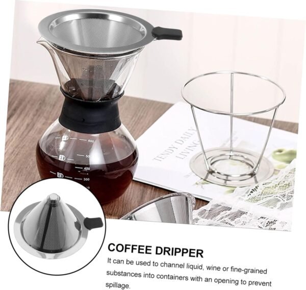 Coffee Filter Funnel Strainer Beverage Funnel Kitchen Gadget - Image 2