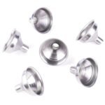 1.25" Stainless Steel Mini Funnels for Miniature Bottles, Essential Oils, DIY Lipbalms, Cooking Spices Liquids, Homemade Make-Up Fillers (6 Pack) - Image 2